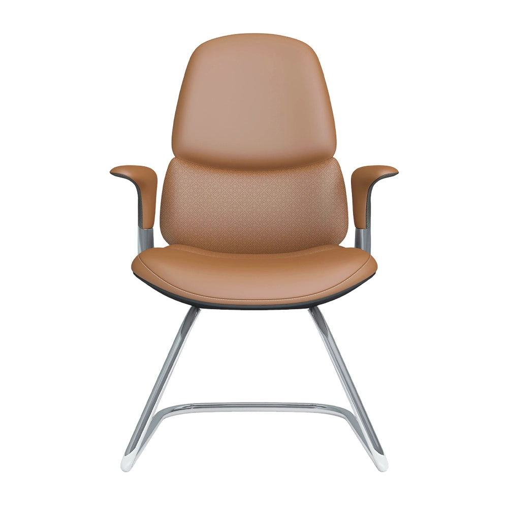 Neris Mid-Back Leather Office Chair with Best Value