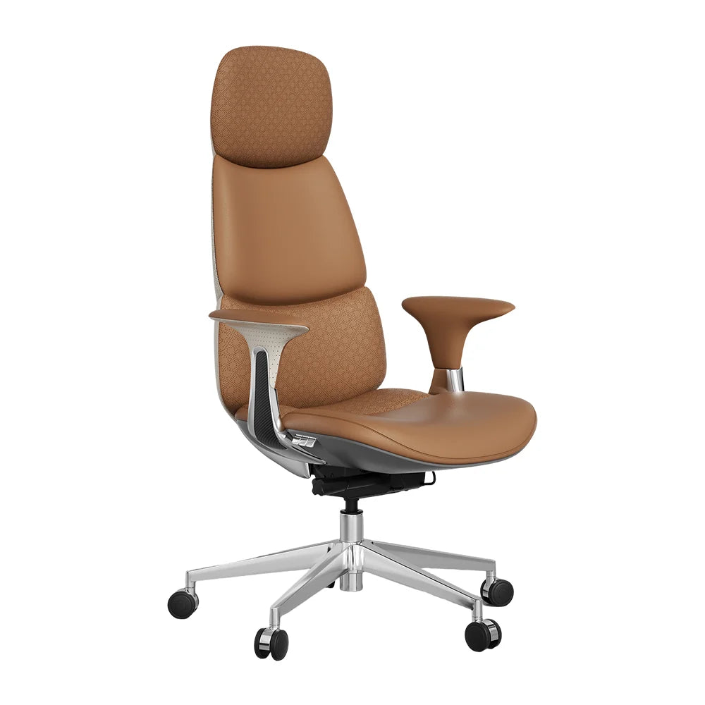 Nyla Leather Chair with Easy Adjustment