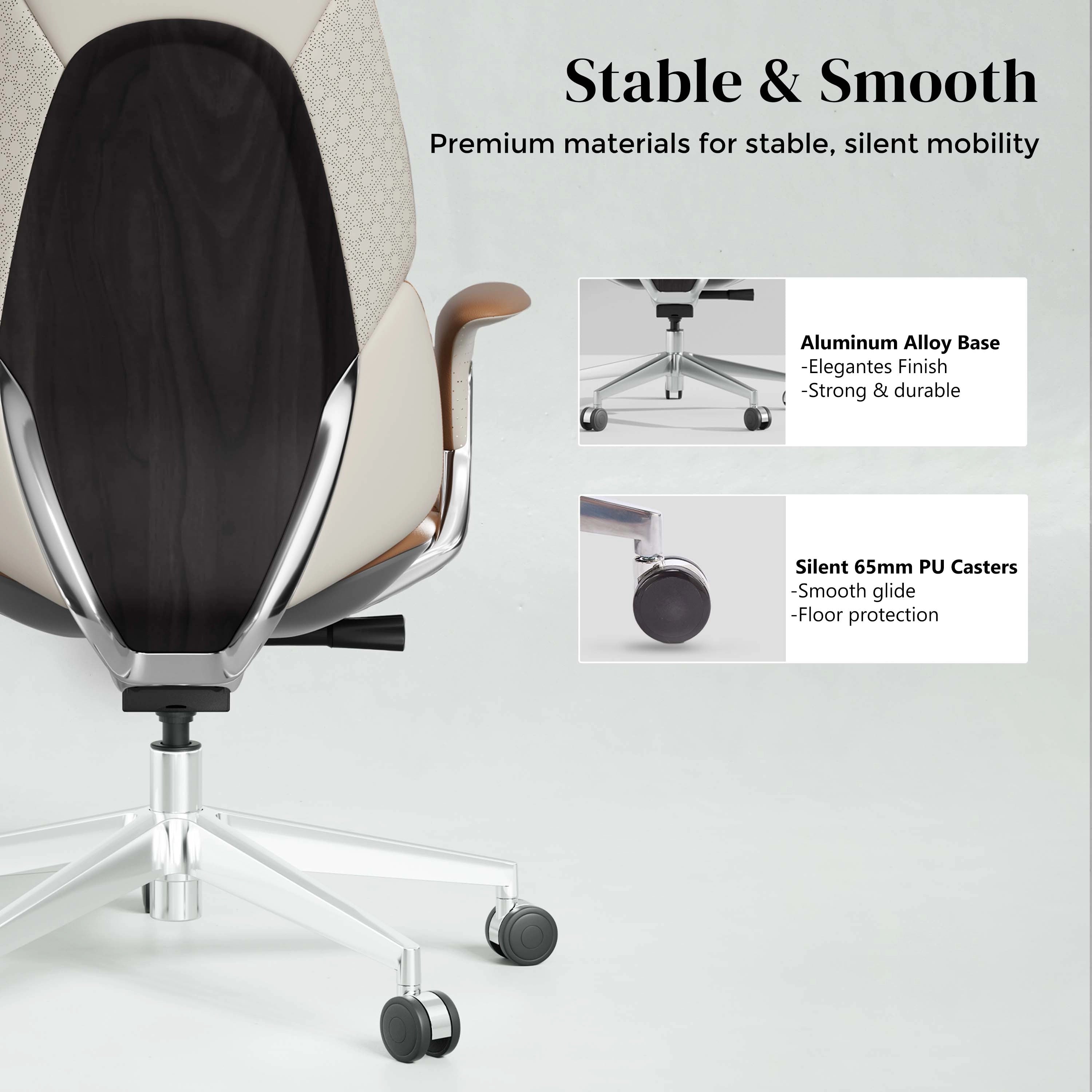 Nolan Leather Chair with Classic Design