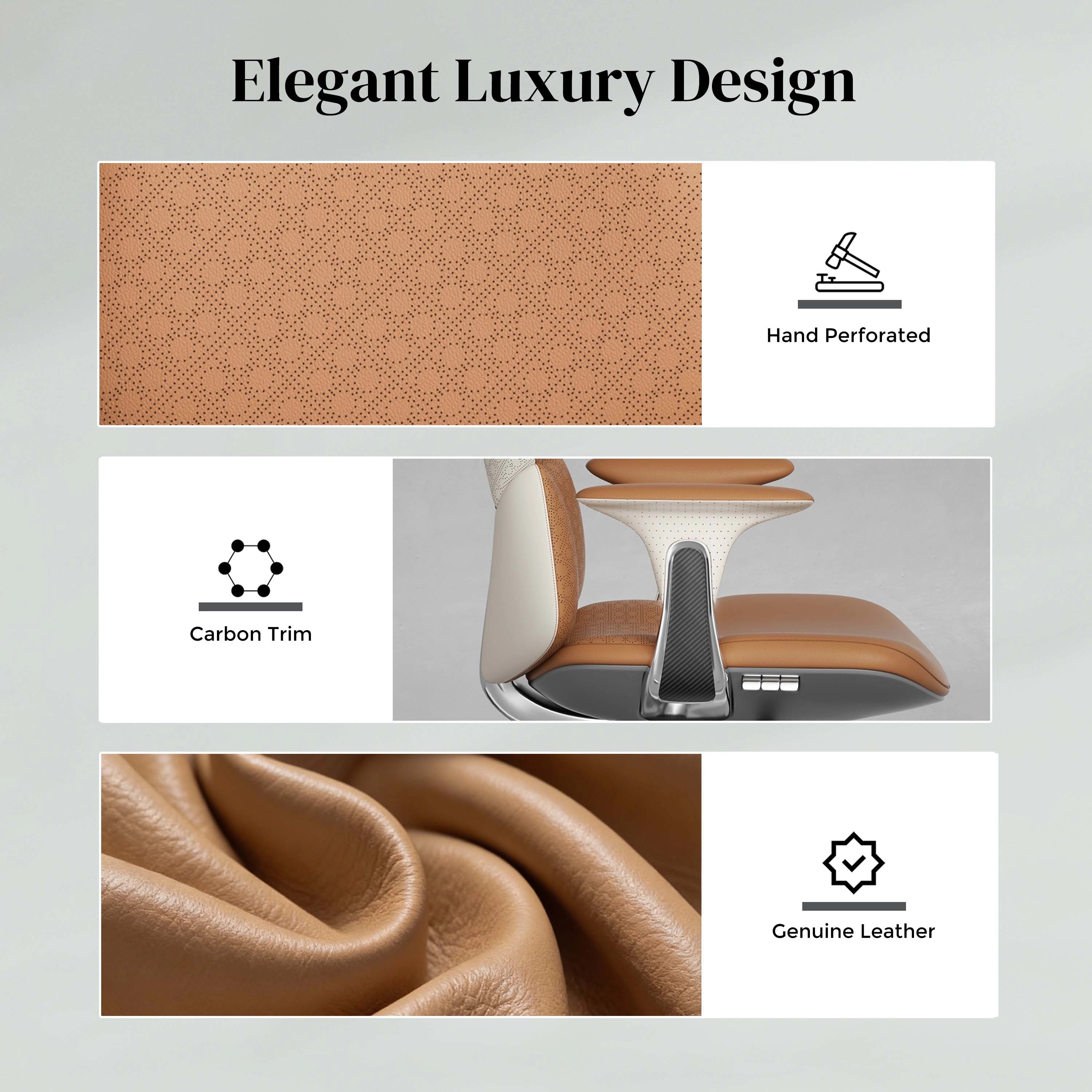 Nolan Leather Chair with Classic Design