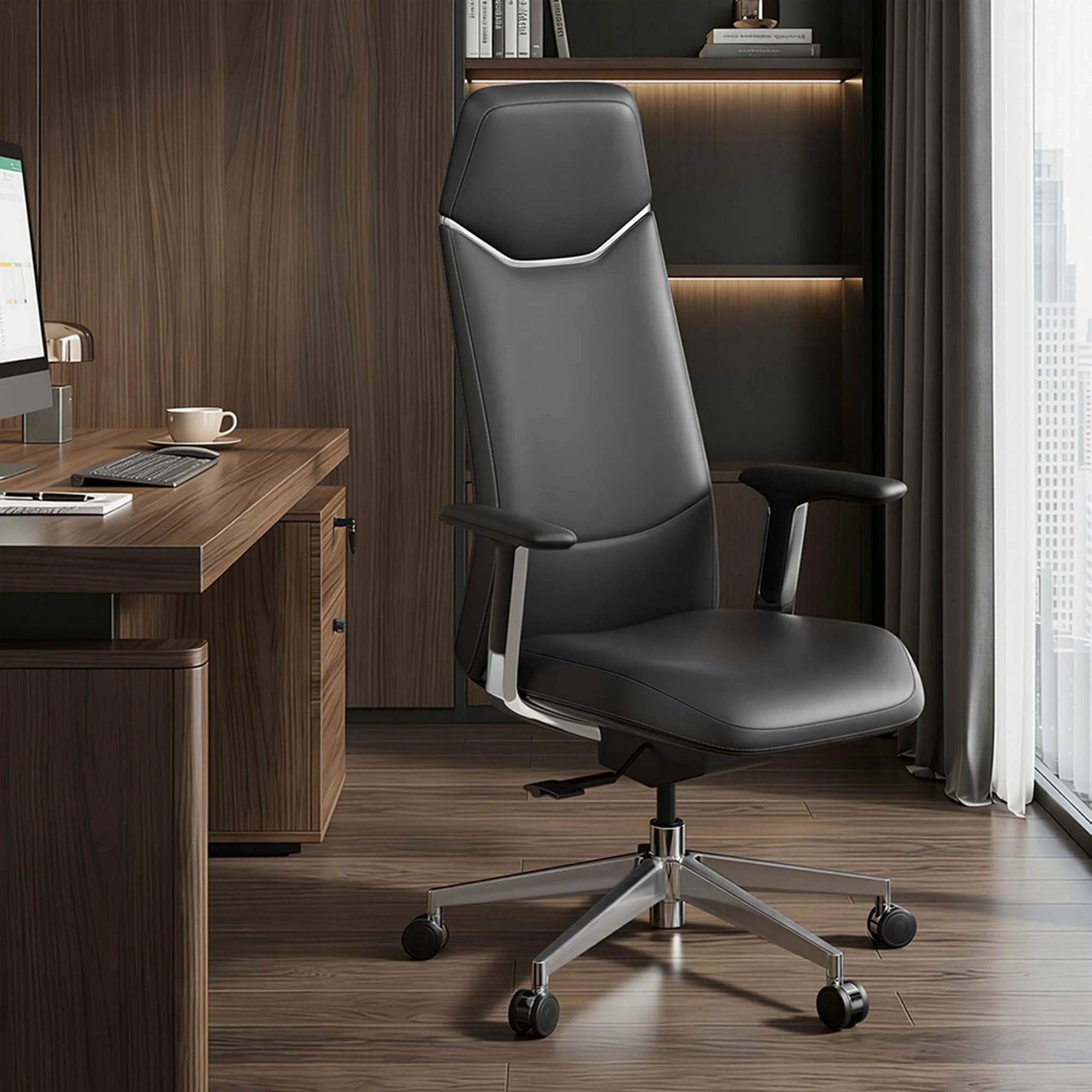 Neris Leather Office Chair with Best Value