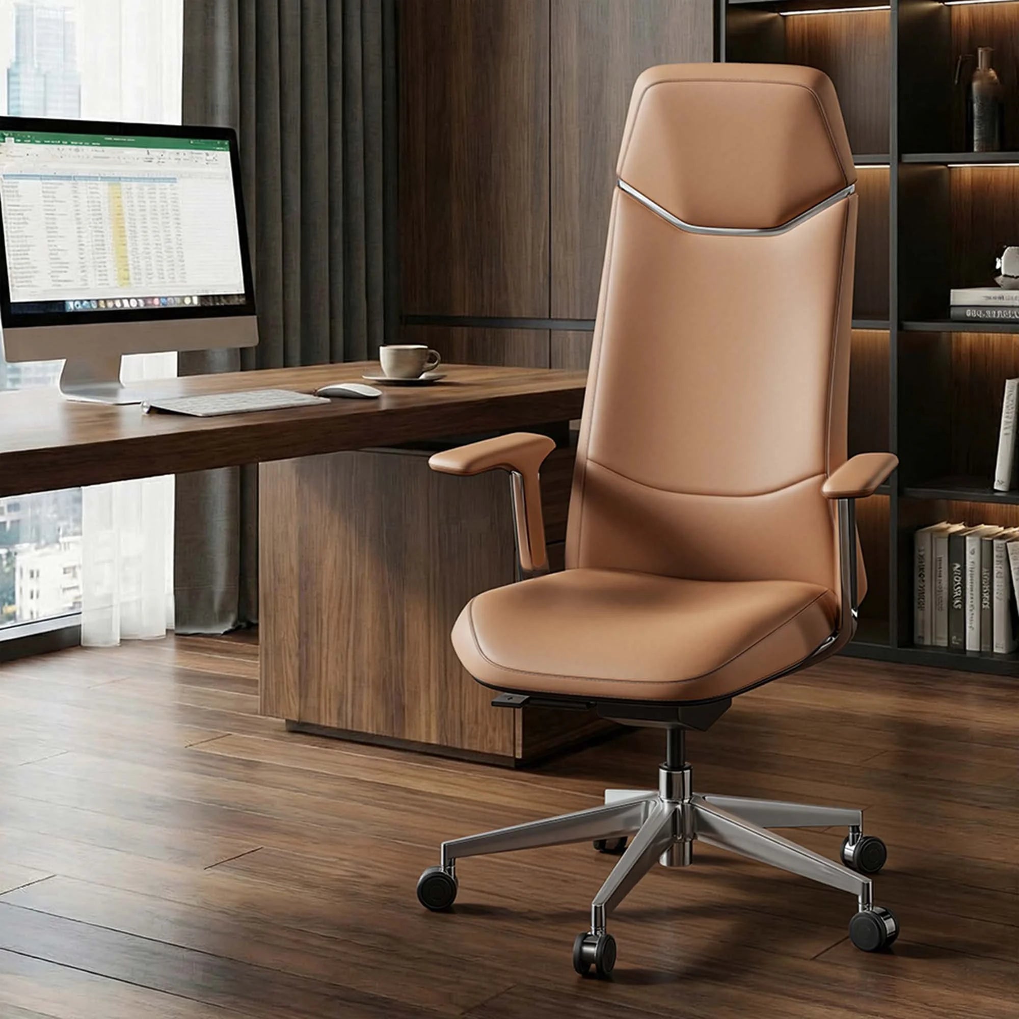 Neris Leather Office Chair with Best Value
