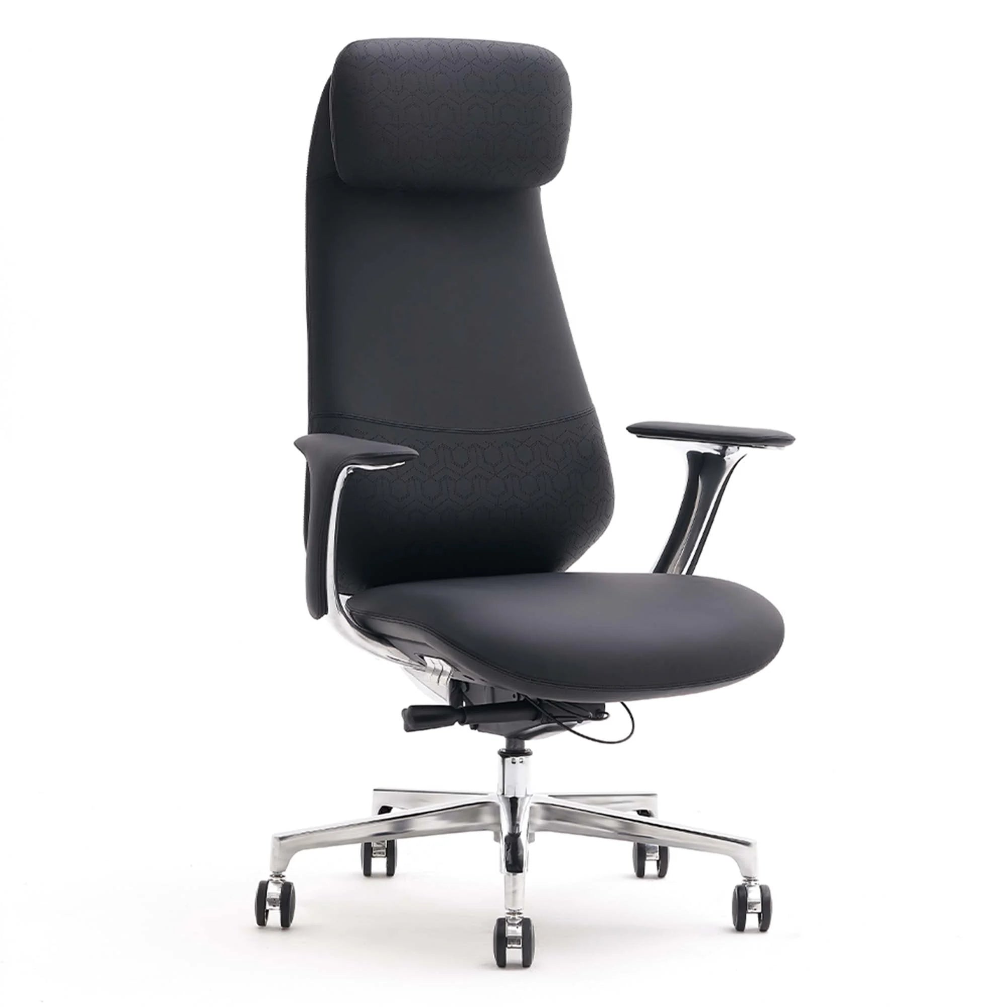 Neta Premium Leather Chair with Headrest