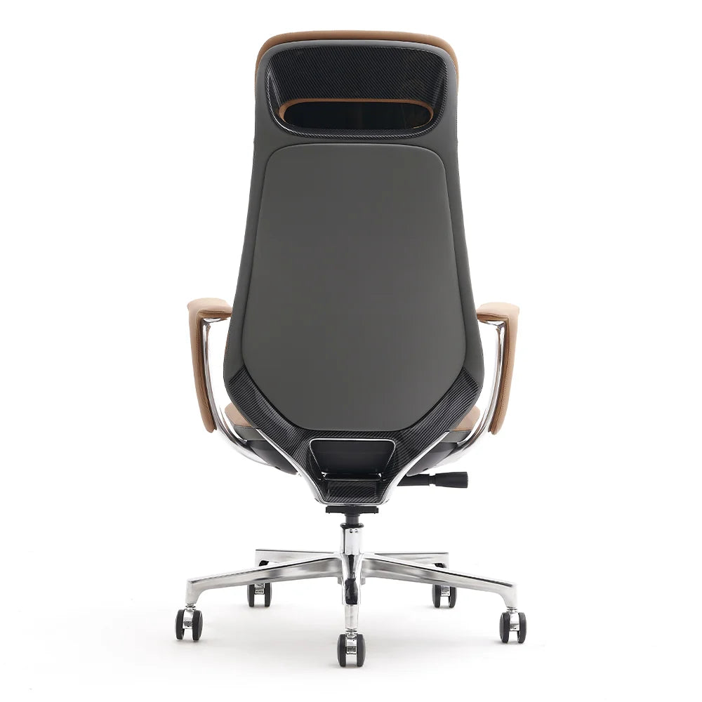 Neta Premium Leather Chair with Headrest