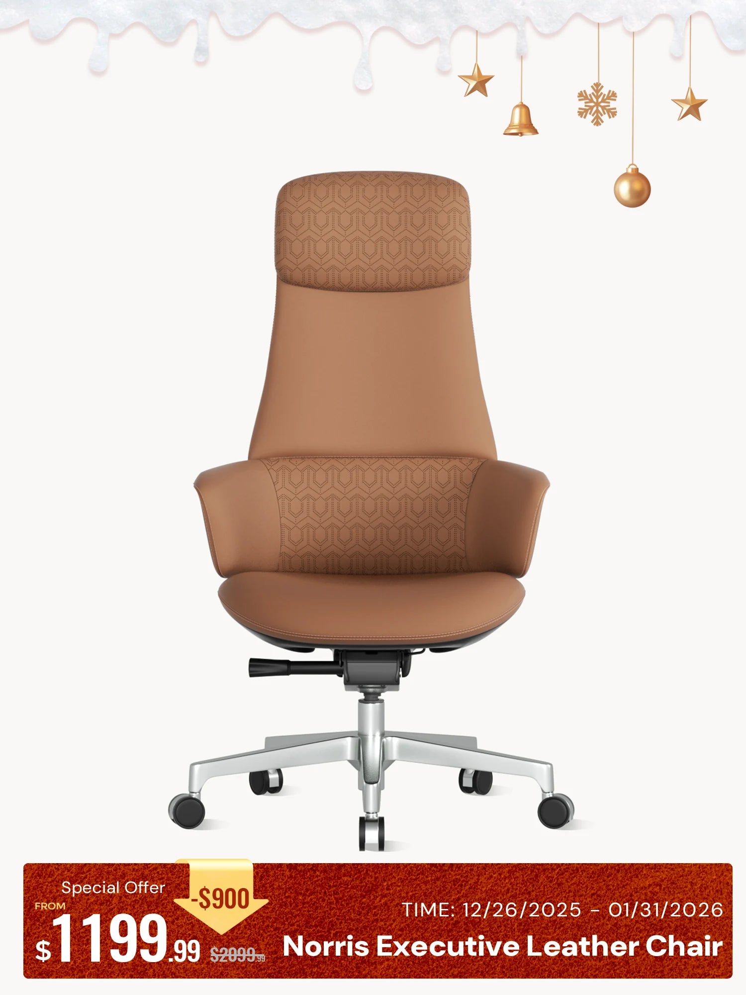 Norris Executive Leather Office Chair