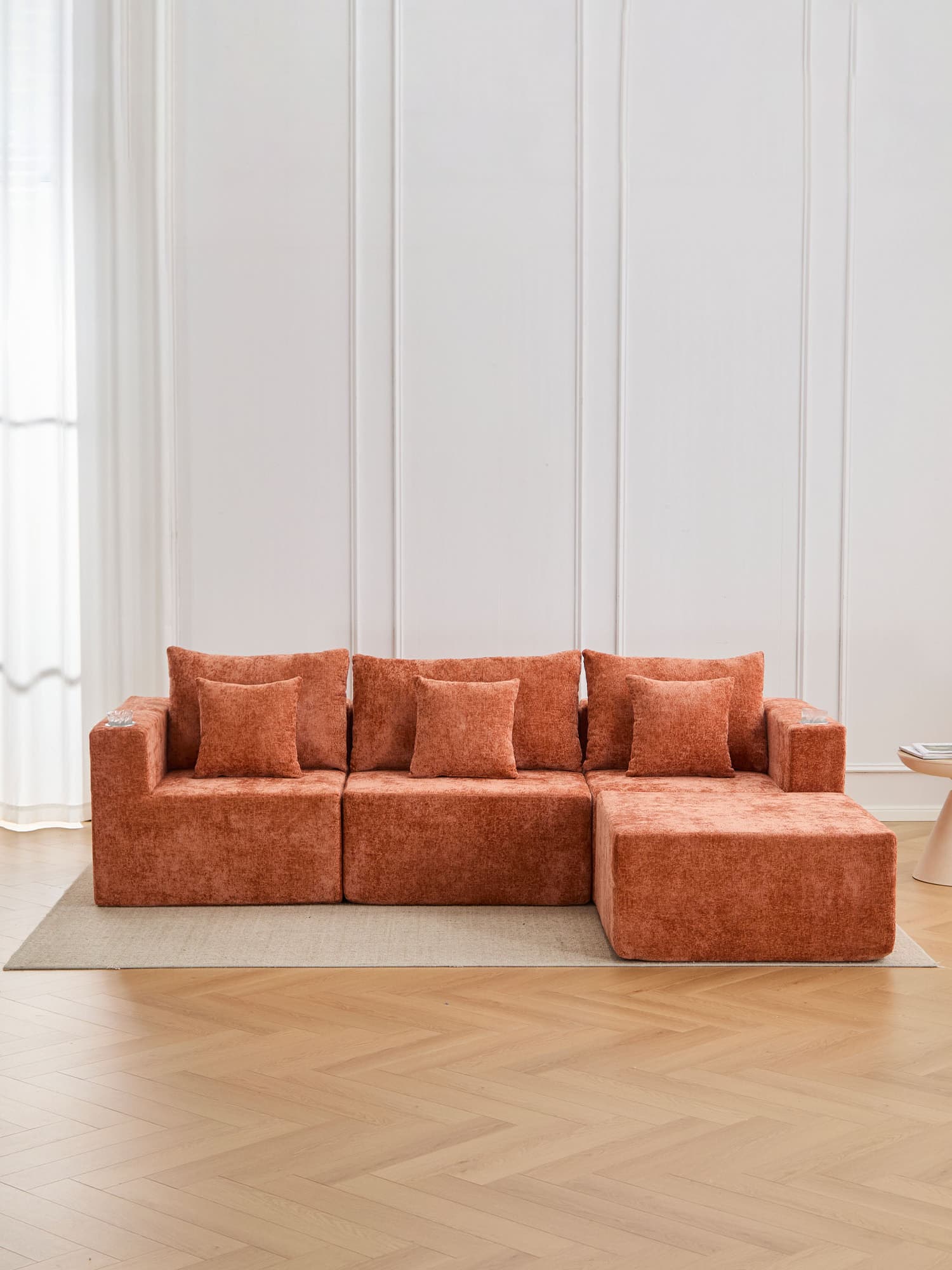 Hestia Modular Sectional Compressed Sofa
