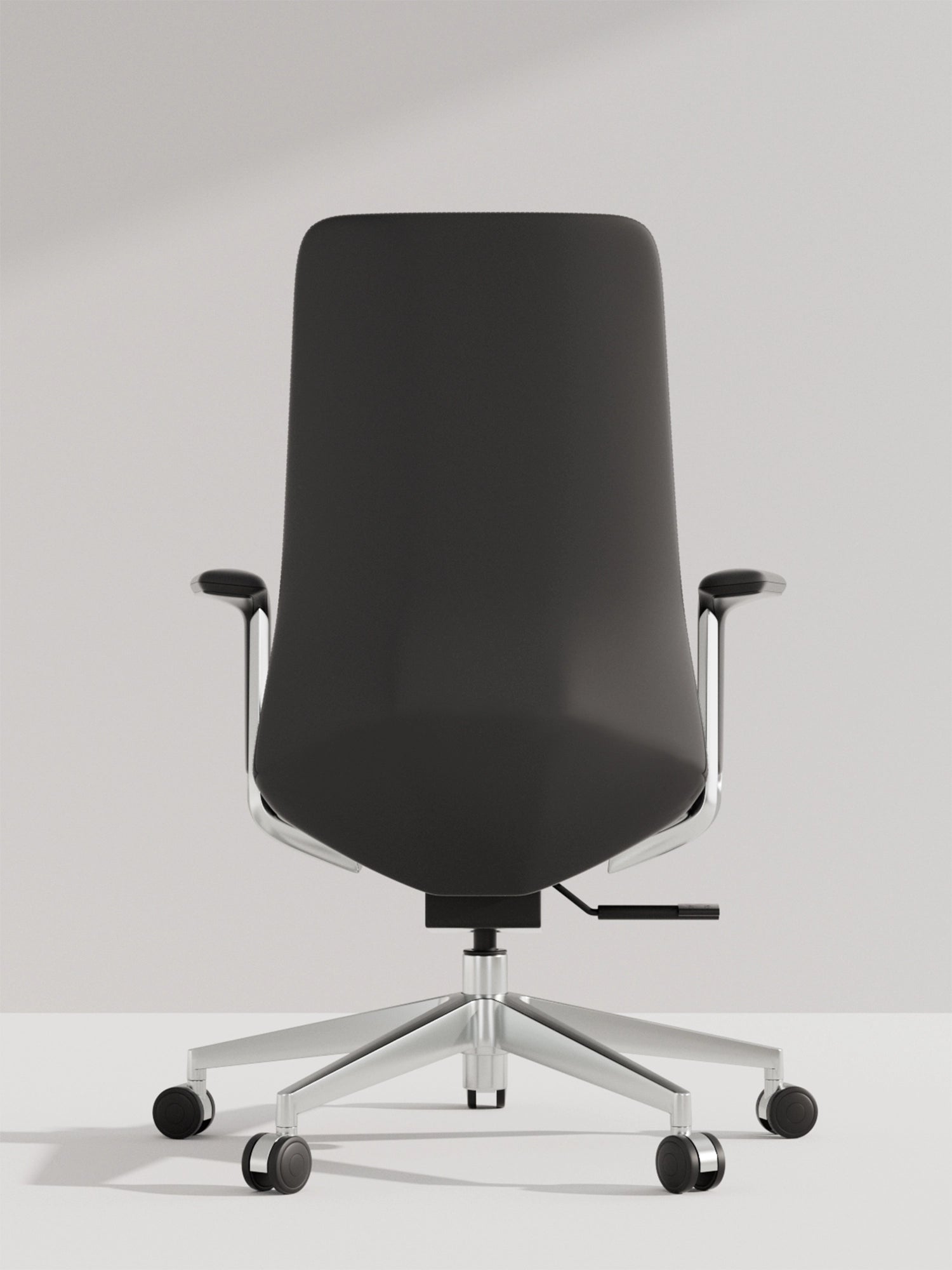 Neris Mid-Back Leather Office Chair