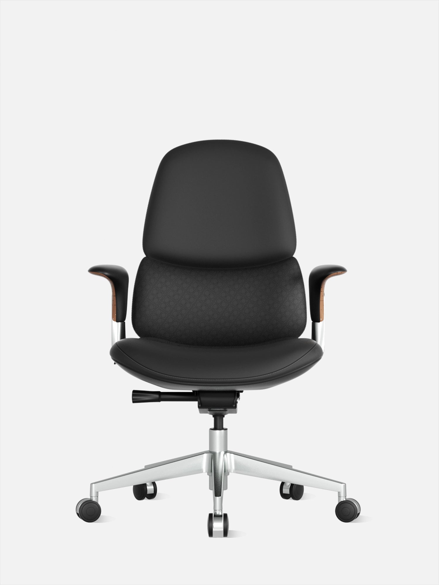 Nyla Mid-Back Leather Office Chair