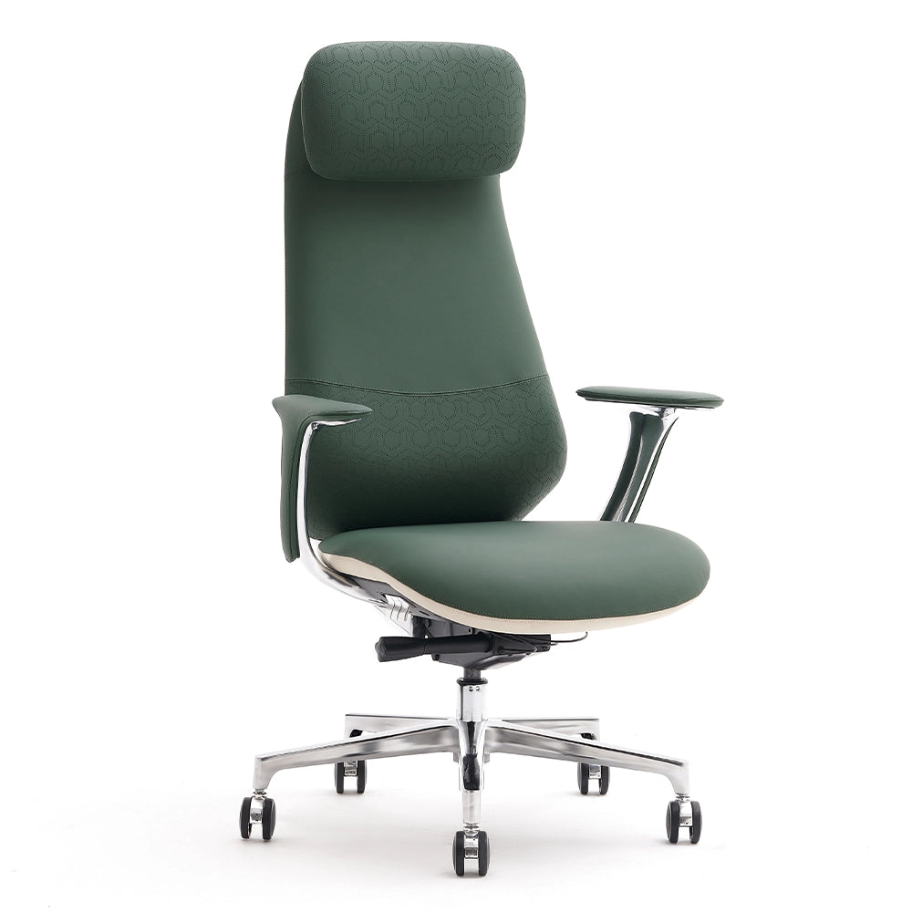 Nyla Leather Chair with Easy Adjustment