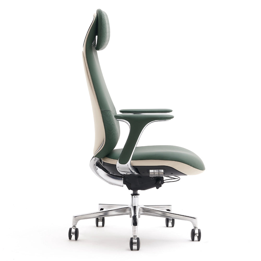 Nyla Leather Chair with Easy Adjustment
