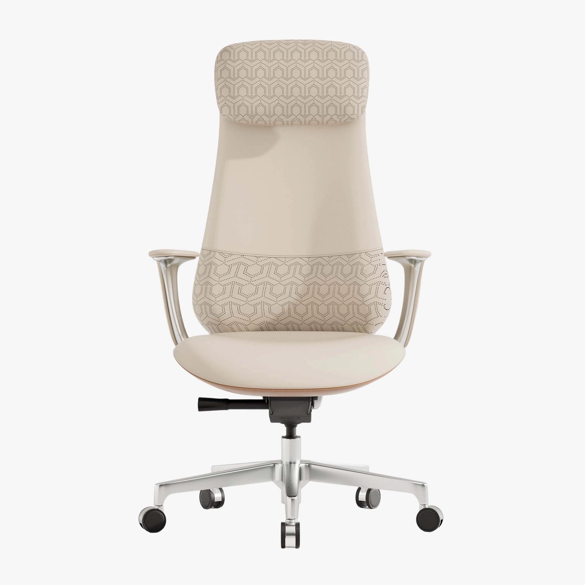 Nyla Leather Chair with Easy Adjustment