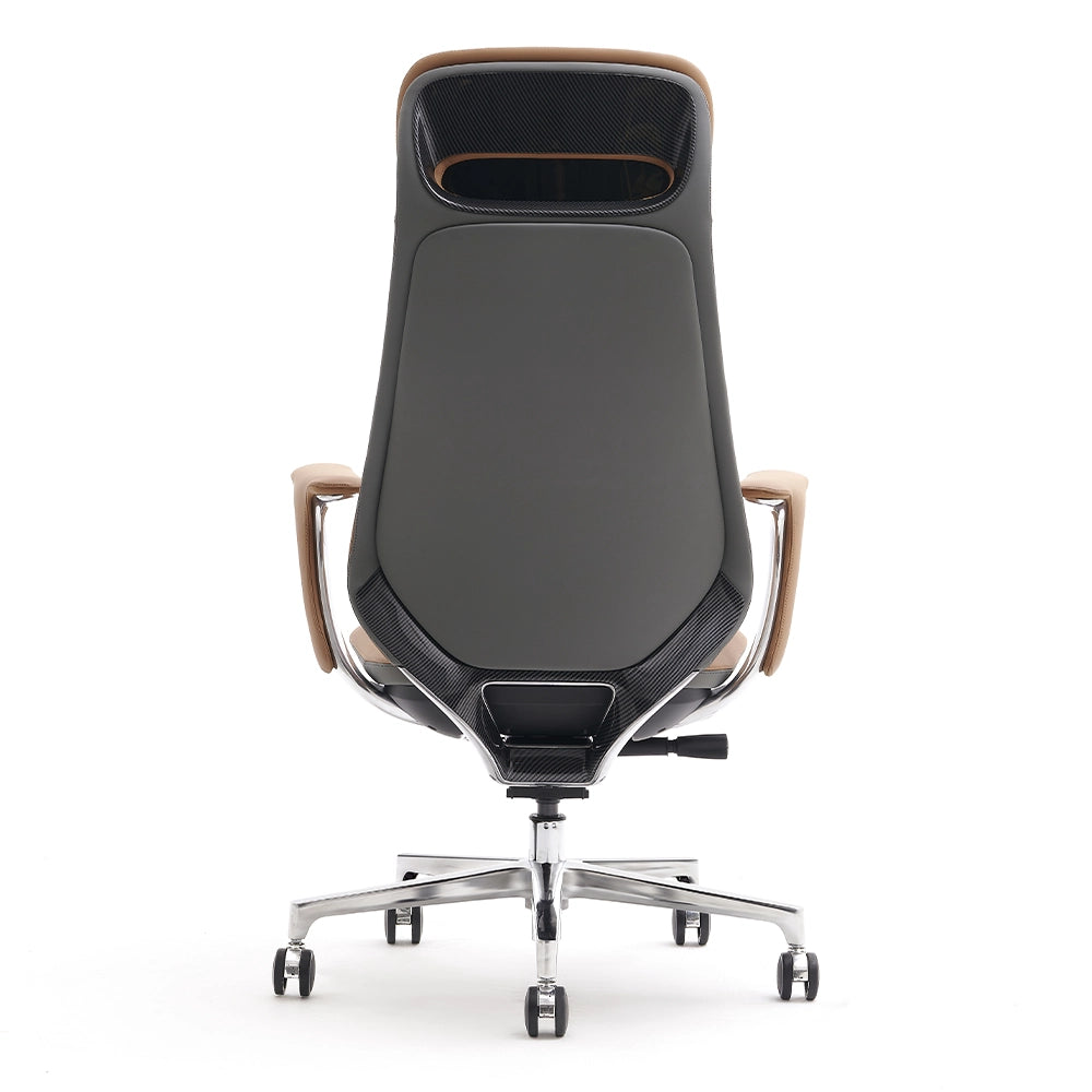 Nyla Leather Chair with Easy Adjustment