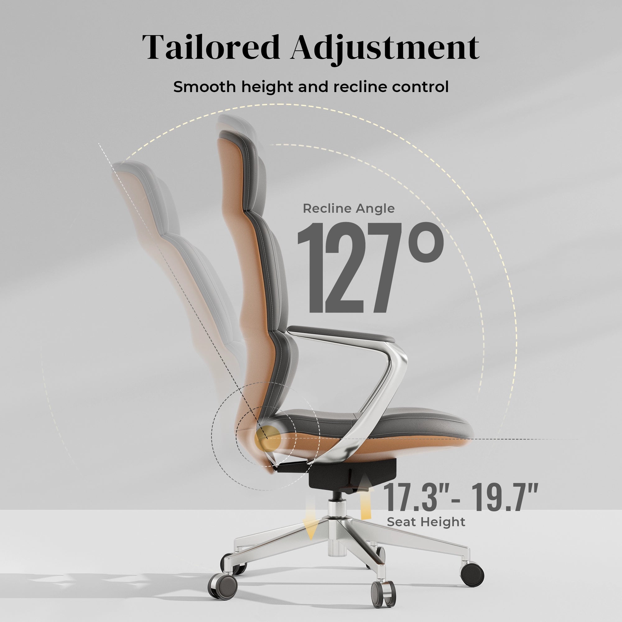 Nolan Leather Chair with Classic Design