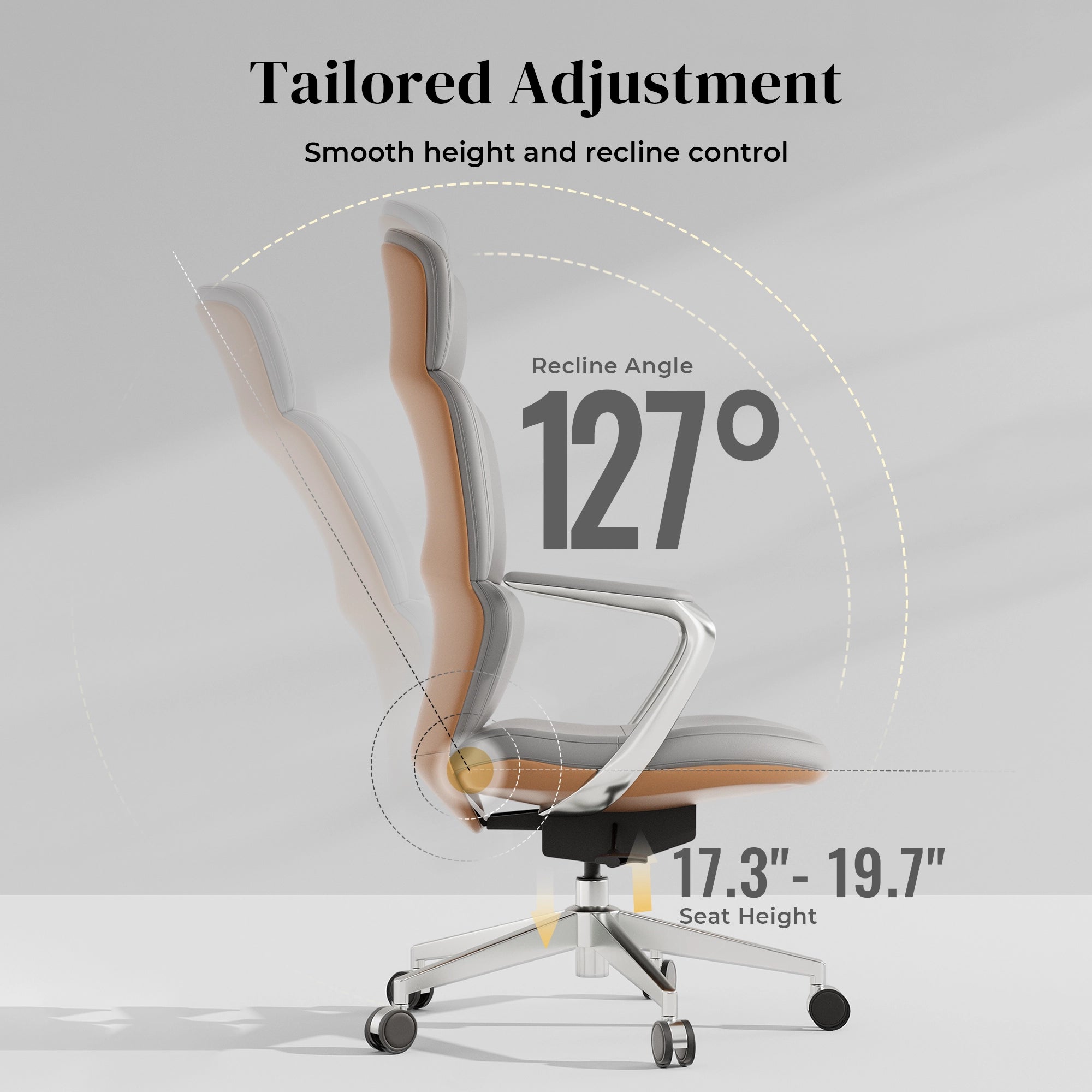 Nolan Leather Chair with Classic Design