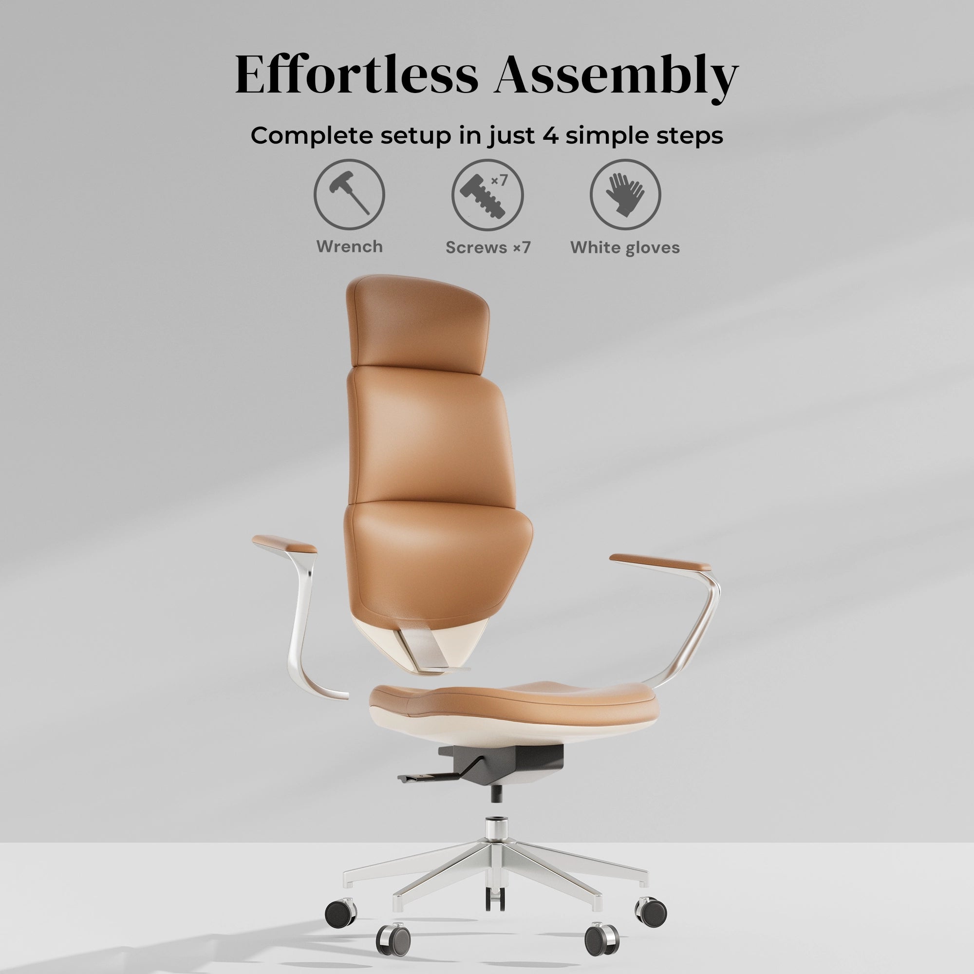 Nolan Leather Chair with Classic Design