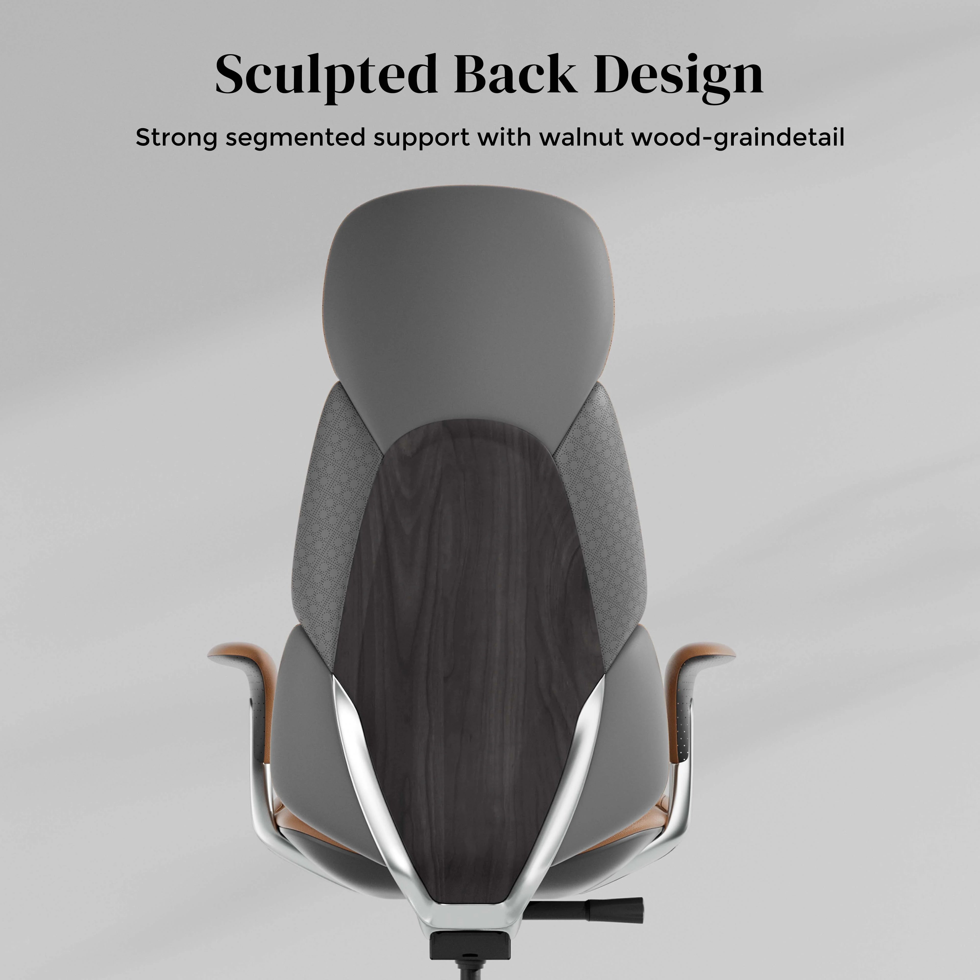 Nyla Leather Chair with Easy Adjustment