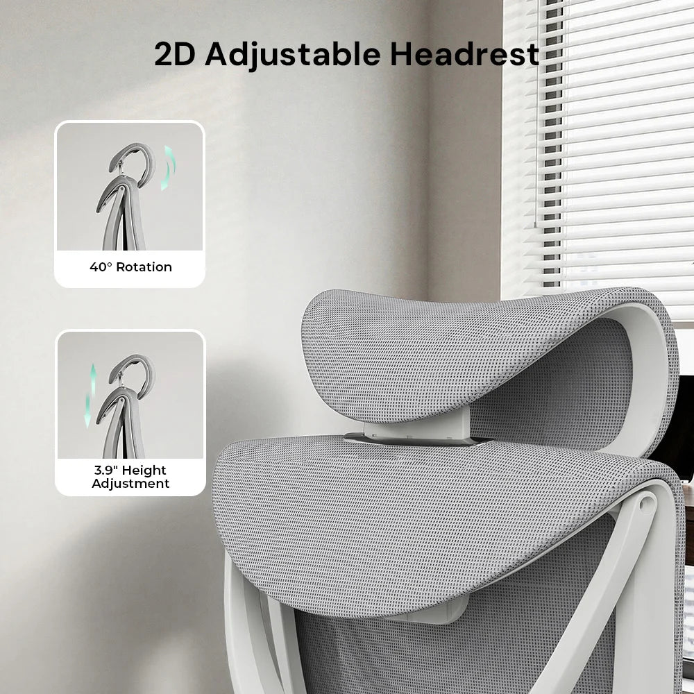 Welax-S7 Ergonomic Office Chair with Three-Button Adjustment