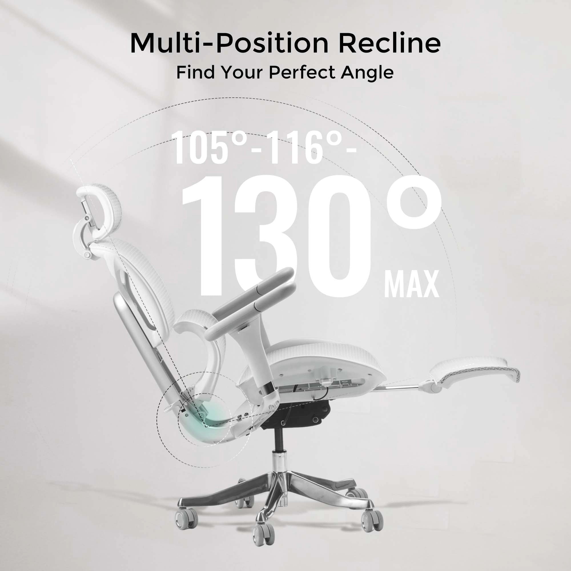 Welax-S9 Pro Ergonomic Office Chair with One-Touch Adjustment