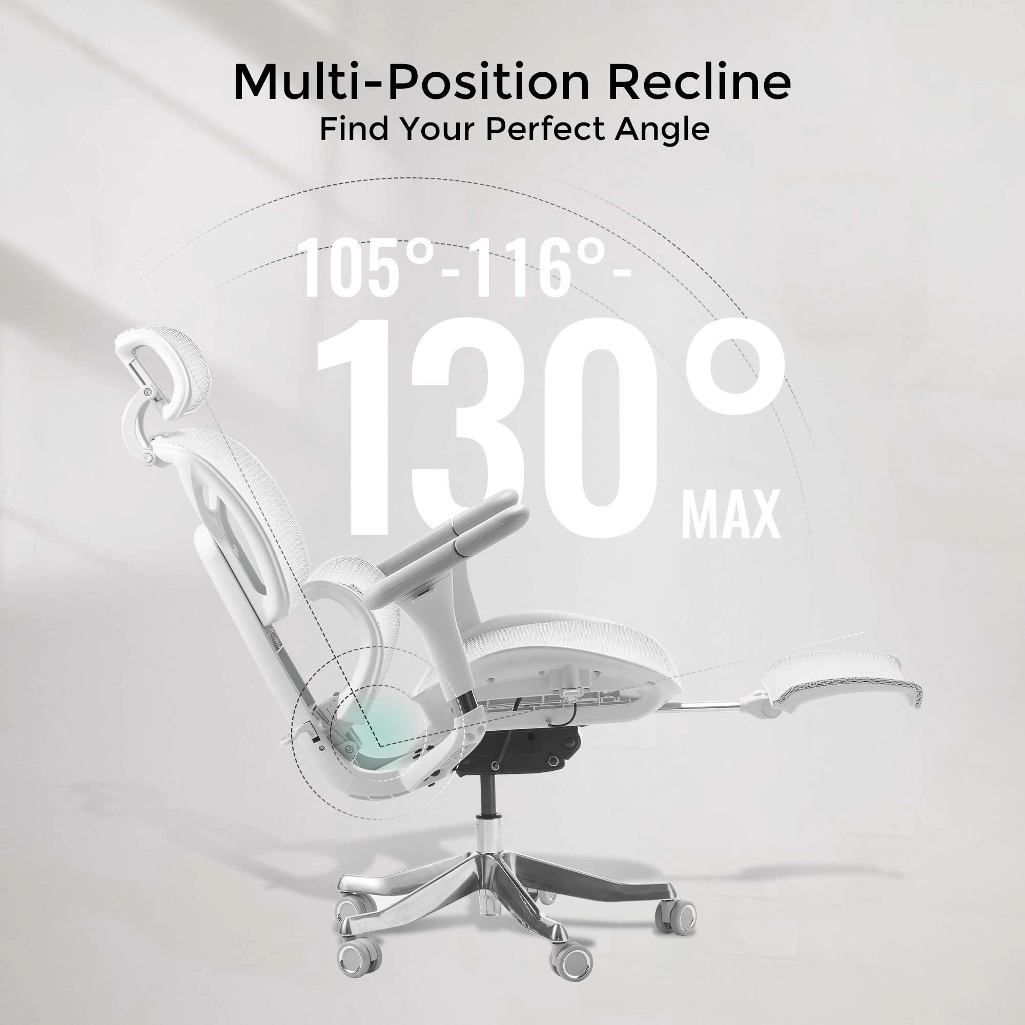 Welax-S9 Pro Ergonomic Office Chair with One-Touch Adjustment